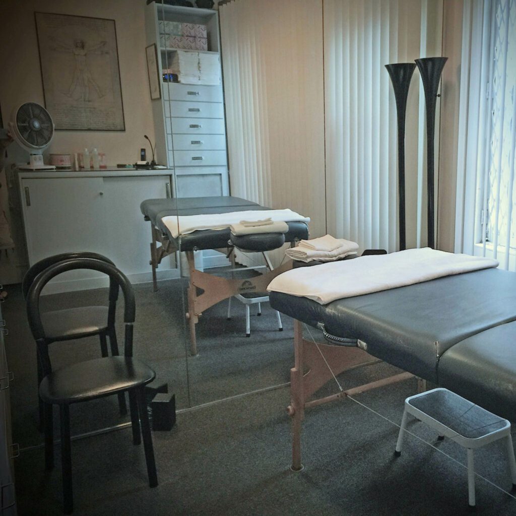 Massage Room With Bed And Table