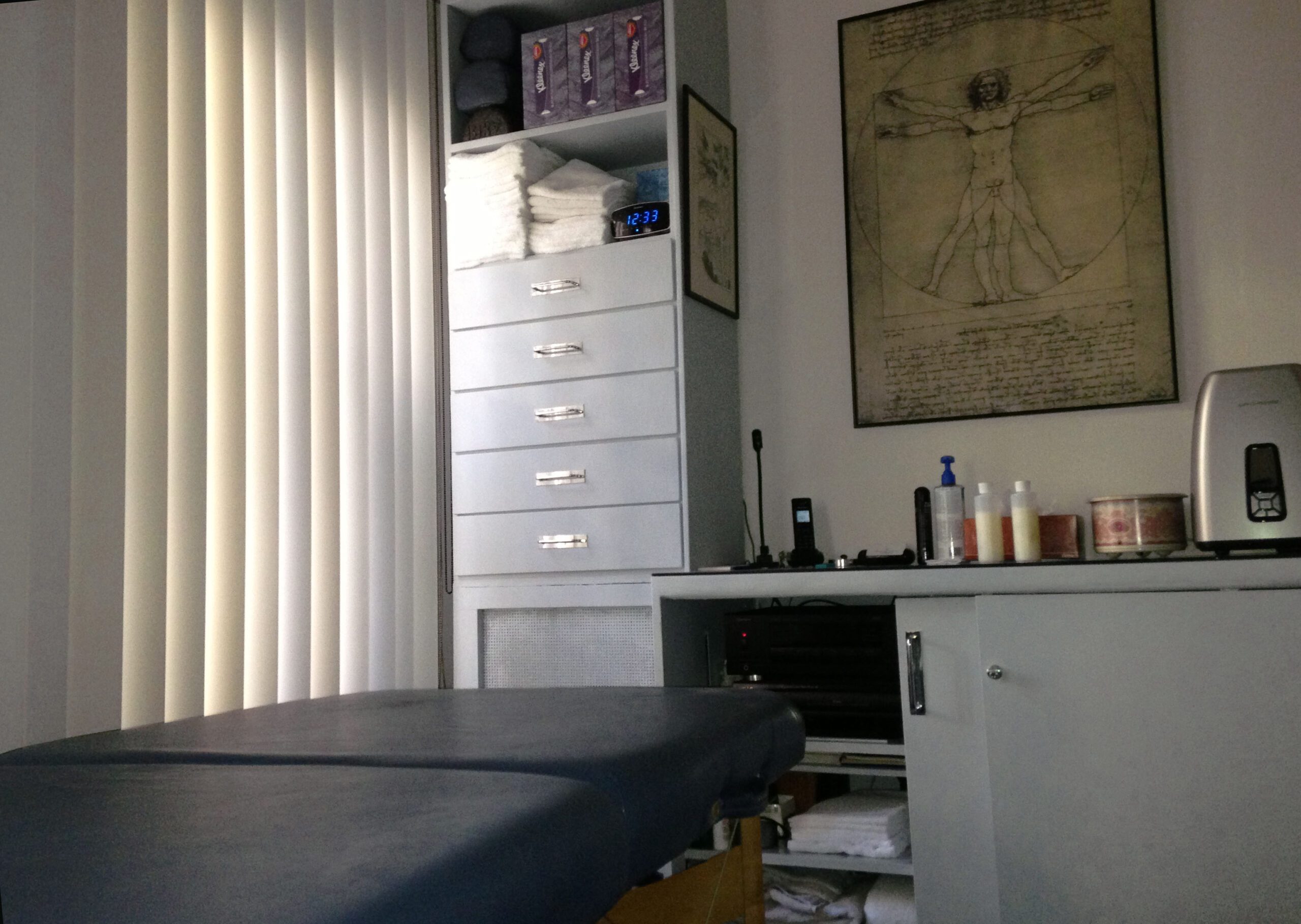 Massage Room With Bed